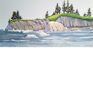 Robbert MacKay's 'Green Bay, NS' at Visual Voice Fine Art